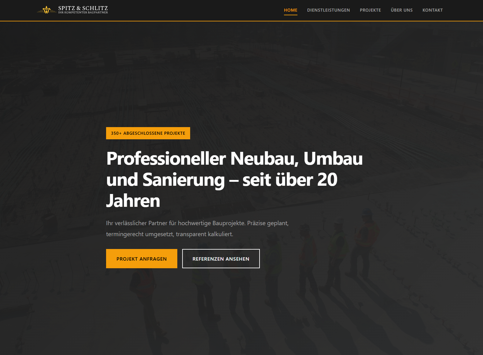 Demo Multi-Seiten Website für Spitz und Schlitz in Arbon TG